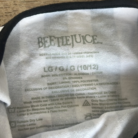 Beetlejuice Tiered Tutu Halloween Cosplay Tween Dress Girls 10/12 - Picture 8 of 8